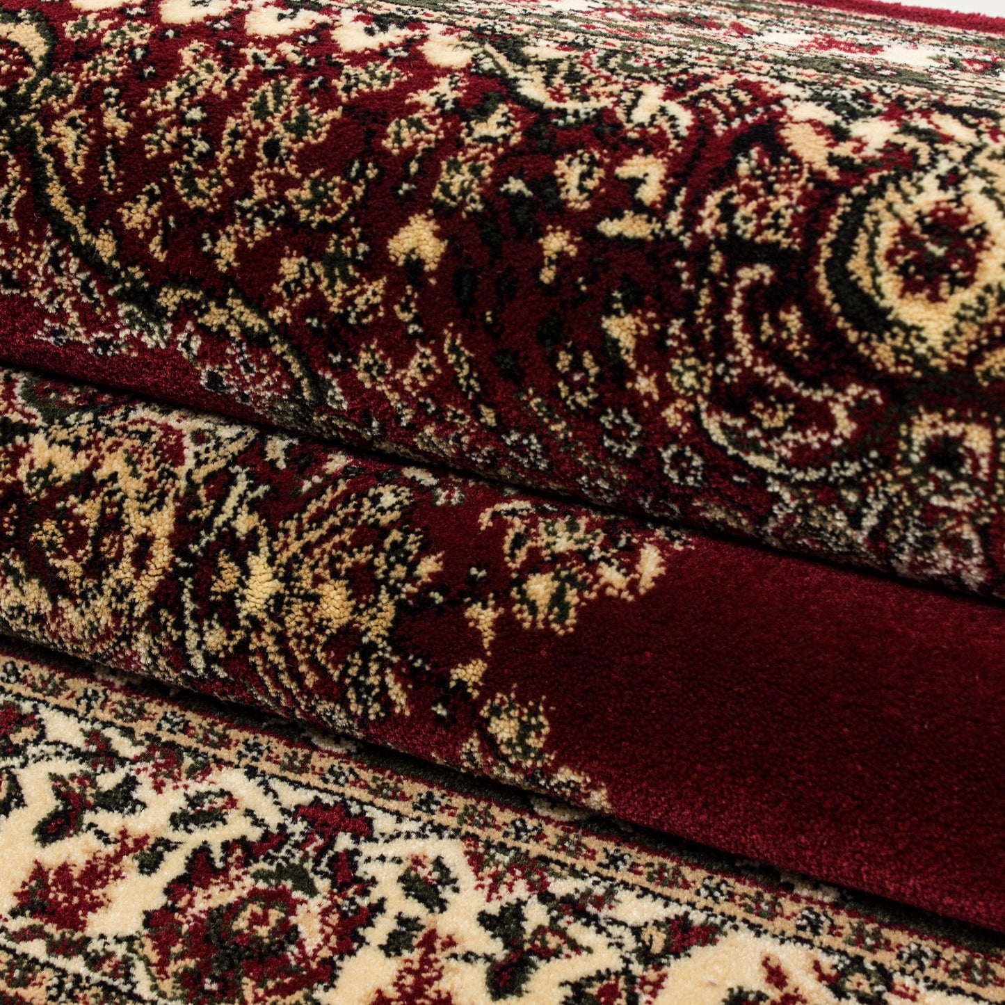 Varamin – Klassiek Vloerkleed – Rood – Laagpolig & Oosters Design