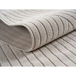 Nova – Vloerkleed Rond Siena Creme – Binnen En Buiten Vloerkleed – Laagpolig – Japandi stijl
