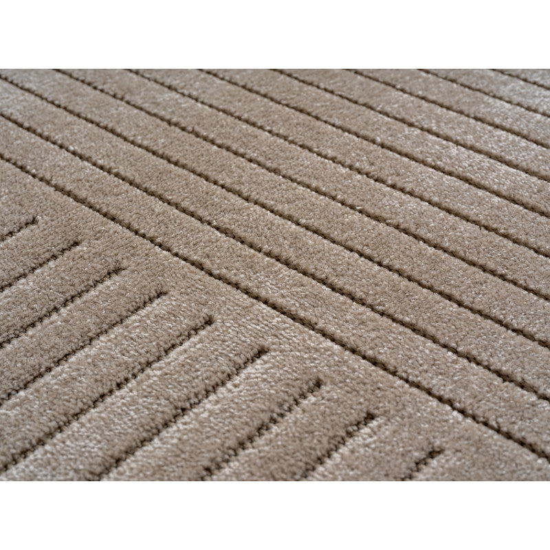Nova – Vloerkleed Oslo Beige – Binnen En Buiten vloerkleed – Laagpolig – Japandi stijl