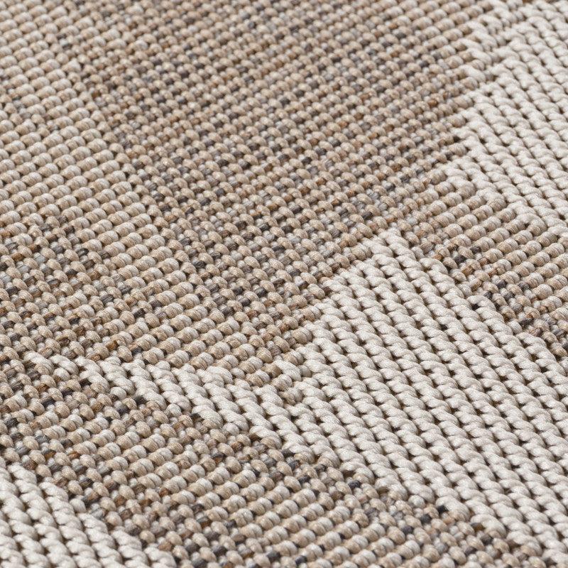 Desert – Bladmotief Beige – Binnen & Buiten Vloerkleed – Laagpolig
