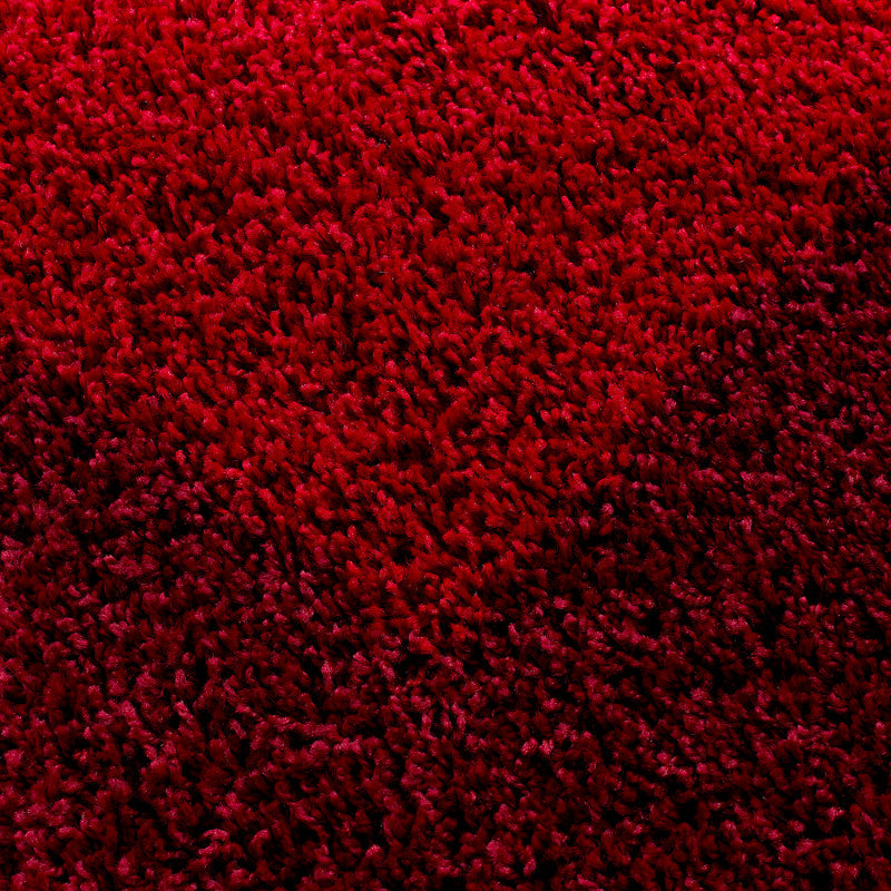Mila Vloerkleed – Kader Rood – Hoogpolig & Zacht