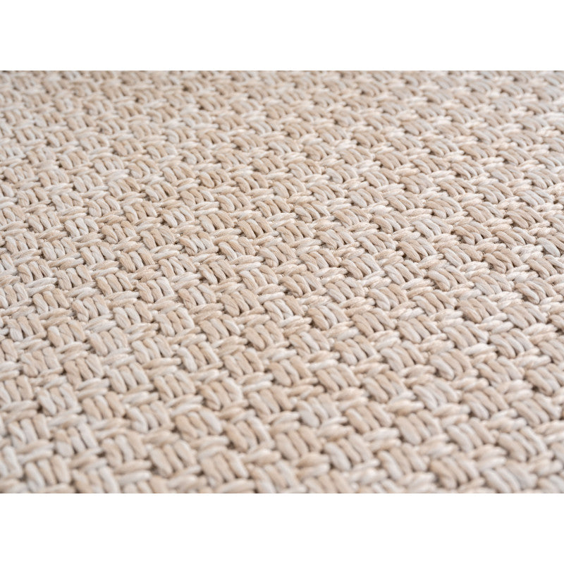 Ibiza – Fijn Geweven Beige – Binnen & Buiten Vloerkleed – Laagpolig