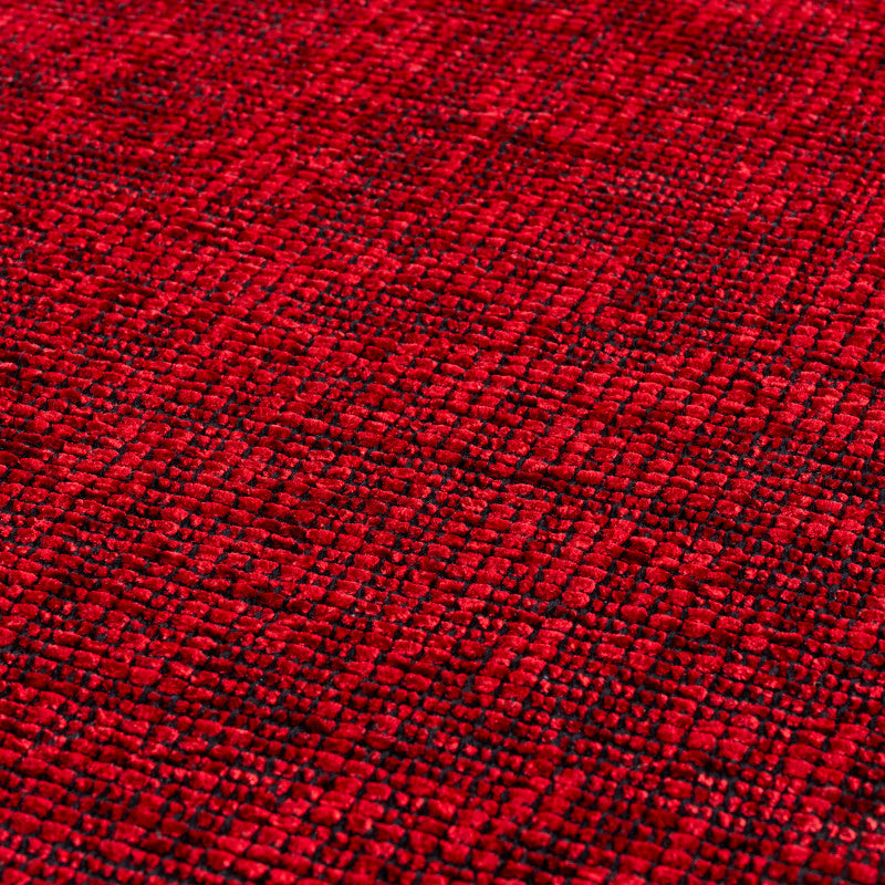 Space – Rood Vintage Look – Laagpolig Vloerkleed
