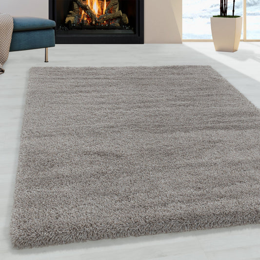 Fluffy Vloerkleed – Beige – Hoogpolig & Extra Zacht
