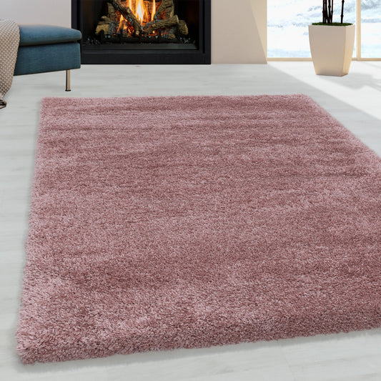 Fluffy Vloerkleed – Roze – Hoogpolig & Extra Zacht