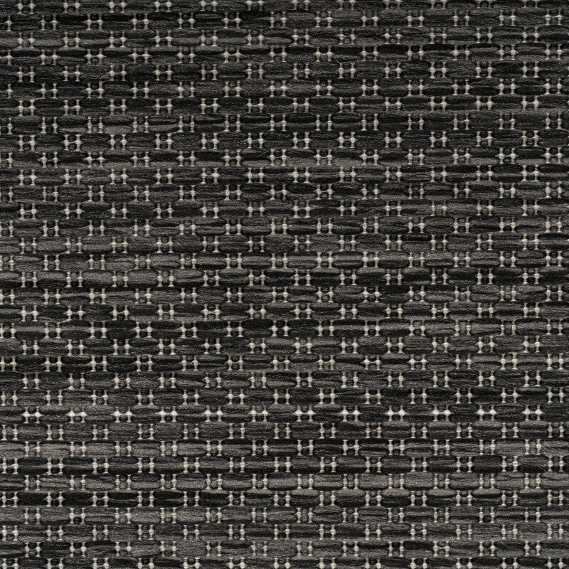 Relax Vloerkleed – Zwart – Laagpolig Kaderdesign – Voor Binnen & Buiten