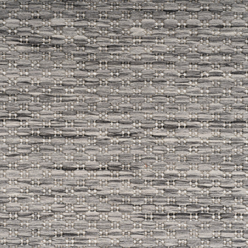 Relax Vloerkleed – Grijs – Laagpolig Kaderdesign – Voor Binnen & Buiten