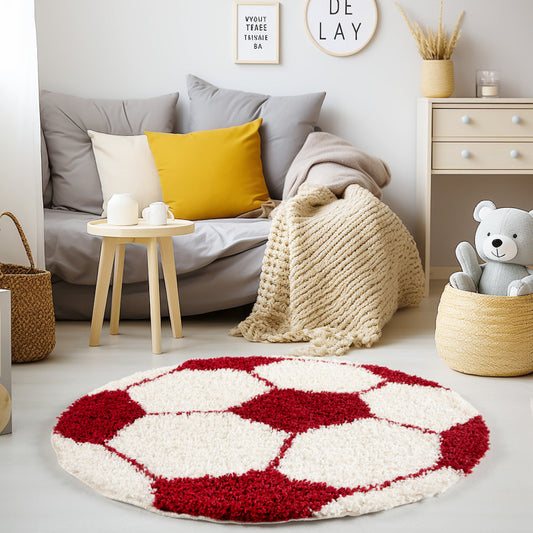 Fun Kinderkleed – Rood – Hoogpolig – Anti-Allergisch
