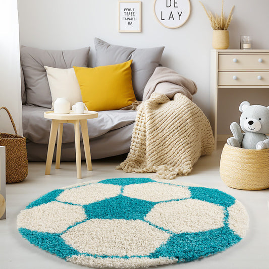 Fun Kinderkleed – Blauw – Hoogpolig – Anti-Allergisch
