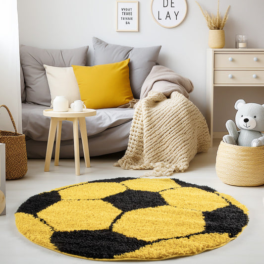Fun Kinderkleed – Geel – Hoogpolig – Anti-Allergisch