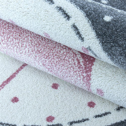Kids Vloerkleed – Kindervloerkleed – Flamingo – Anti-Allergisch