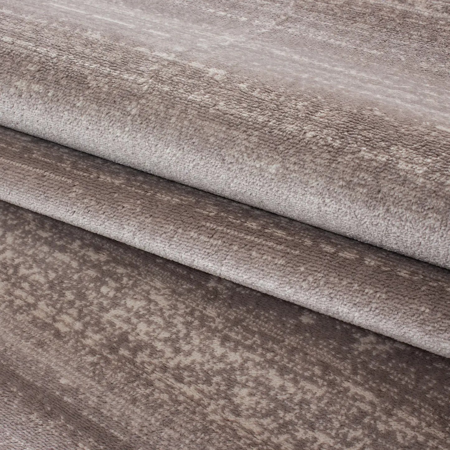 Plus Vloerkleed – Beige – Laagpolig & Gemêleerd Uni Design