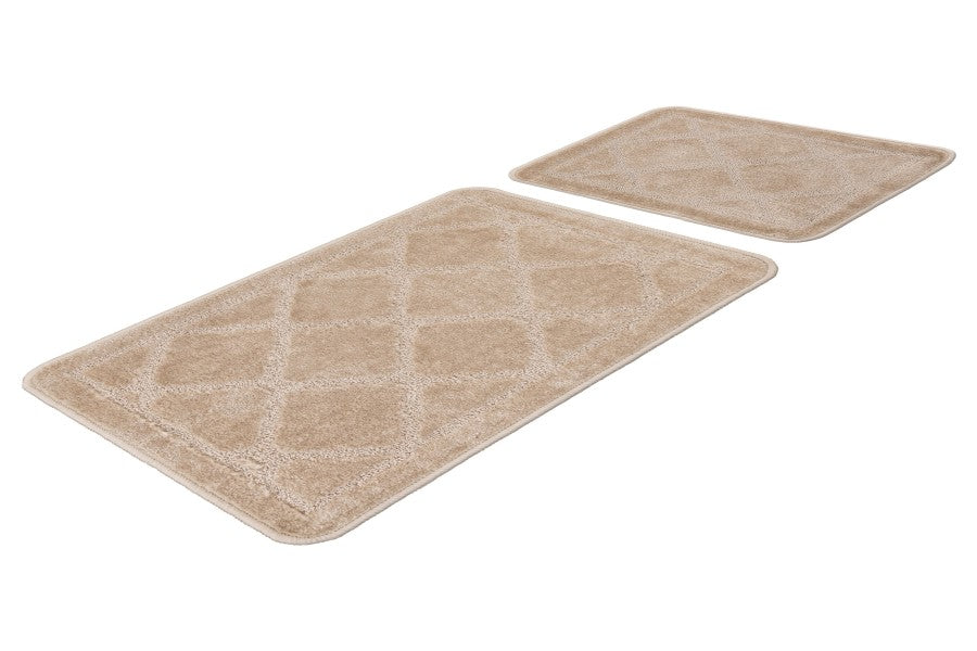 Bari badset 50×120 cm – Beige met modern design