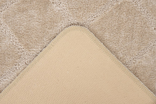 Bari badset 50×120 cm – Beige met modern design