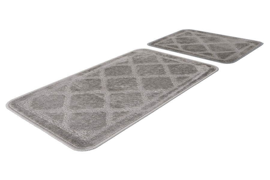 Bari badset 50×120 cm – Zilvergrijs met modern design
