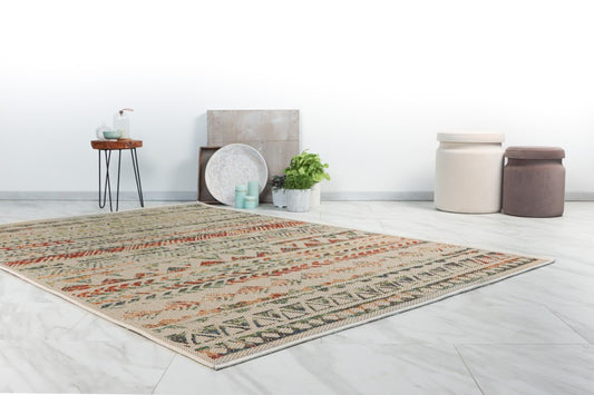 Capri Tribal Multi – Binnen- & Buitenkleed – Etnisch Design