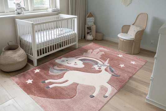 Happy Kinderkleed – Eenhoorn Avontuur – Roze – Laagpolig & Antiallergisch