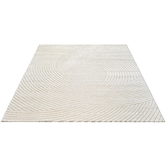 Elio Vloerkleed – Cream – Abstracte Bogendesign – Laagpolig Vloerkleed