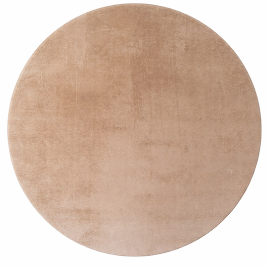 Joy vloerkleed – Beige – Effen laagpolig vloerkleed – zacht en met glans