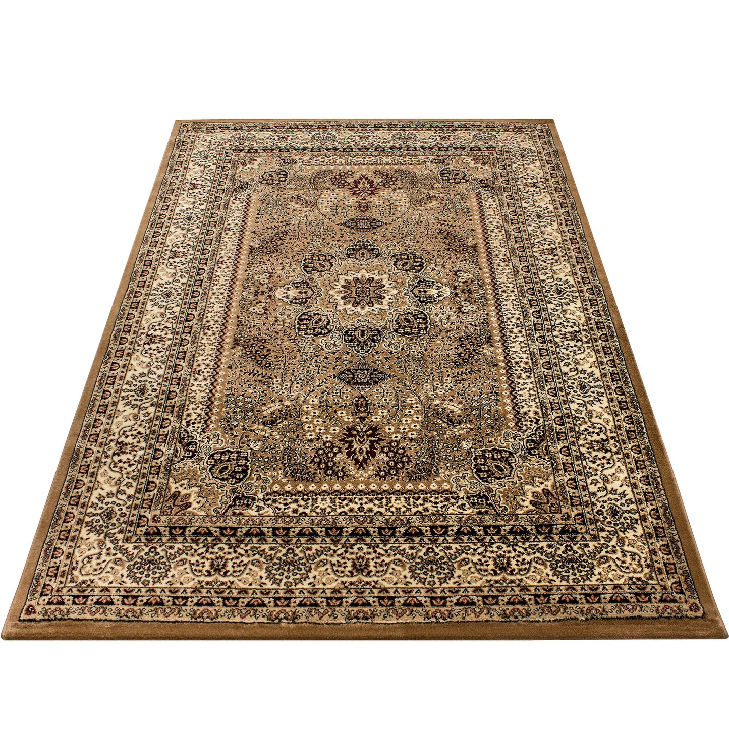 Marrakesh – Klassiek Vloerkleed – Beige – Laagpolig & Oosters Design