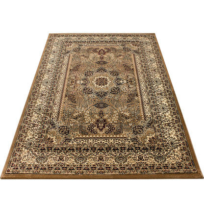 Marrakesh – Klassiek Vloerkleed – Beige – Laagpolig & Oosters Design