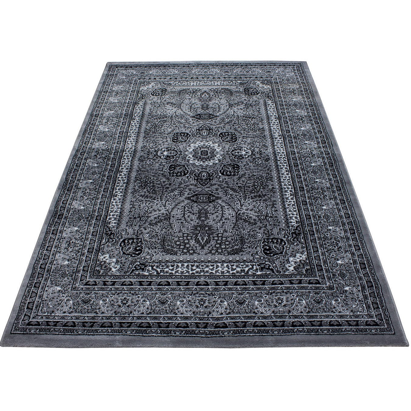 Marrakesh – Klassiek Vloerkleed – Grijs – Laagpolig & Oosters Design