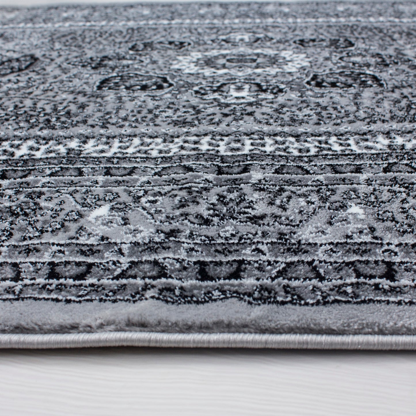 Marrakesh – Klassiek Vloerkleed – Grijs – Laagpolig & Oosters Design