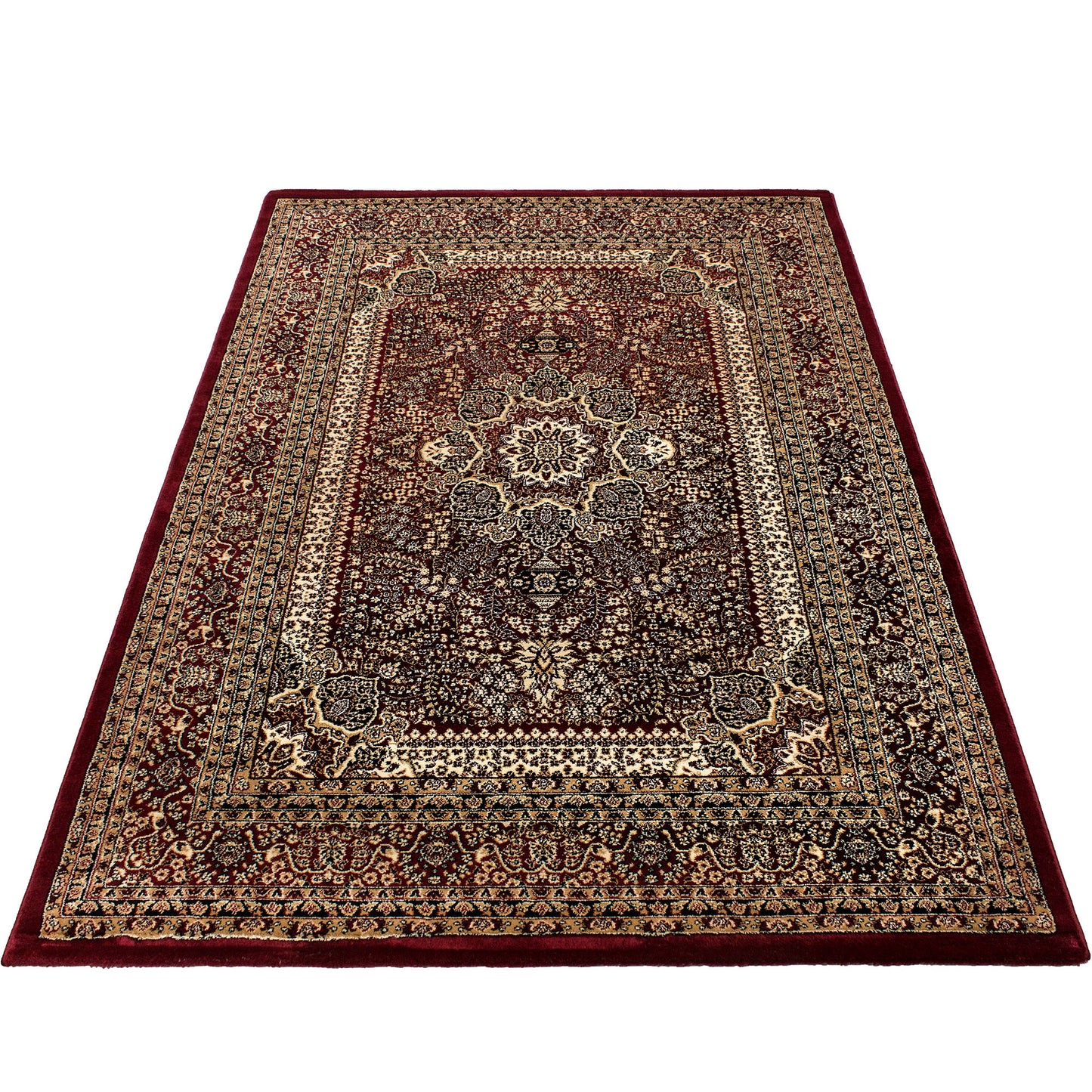 Marrakesh – Klassiek Vloerkleed – Rood – Laagpolig & Oosters Design