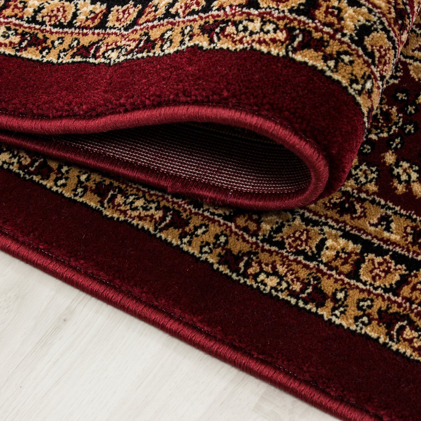 Marrakesh – Klassiek Vloerkleed – Rood – Laagpolig & Oosters Design