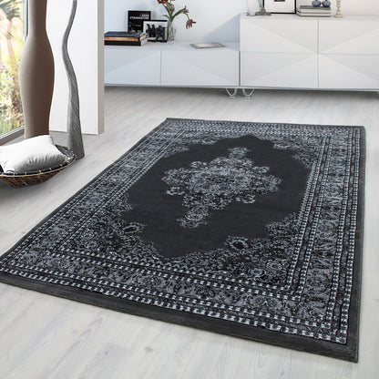 Varamin – Klassiek Vloerkleed – Grijs – Laagpolig & Oosters Design