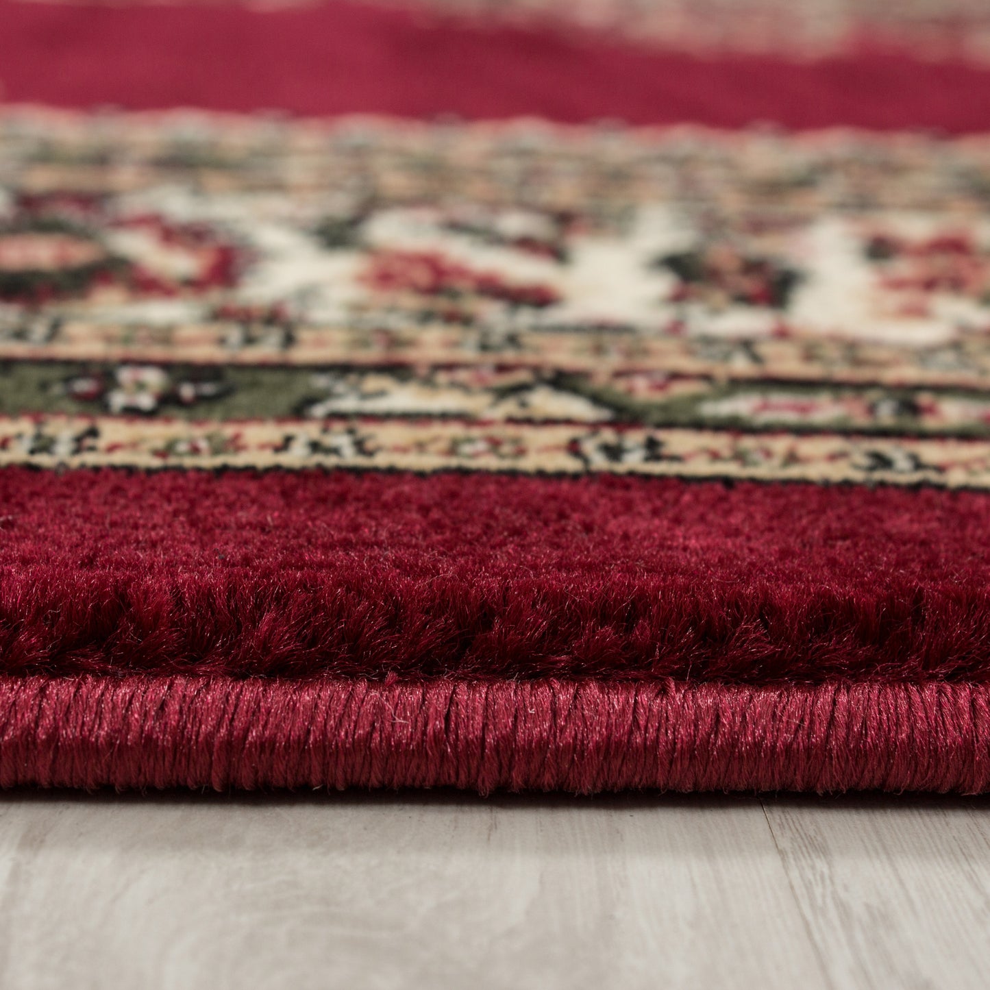 Varamin – Klassiek Vloerkleed – Rood – Laagpolig & Oosters Design