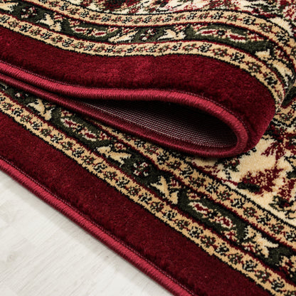 Varamin – Klassiek Vloerkleed – Rood – Laagpolig & Oosters Design