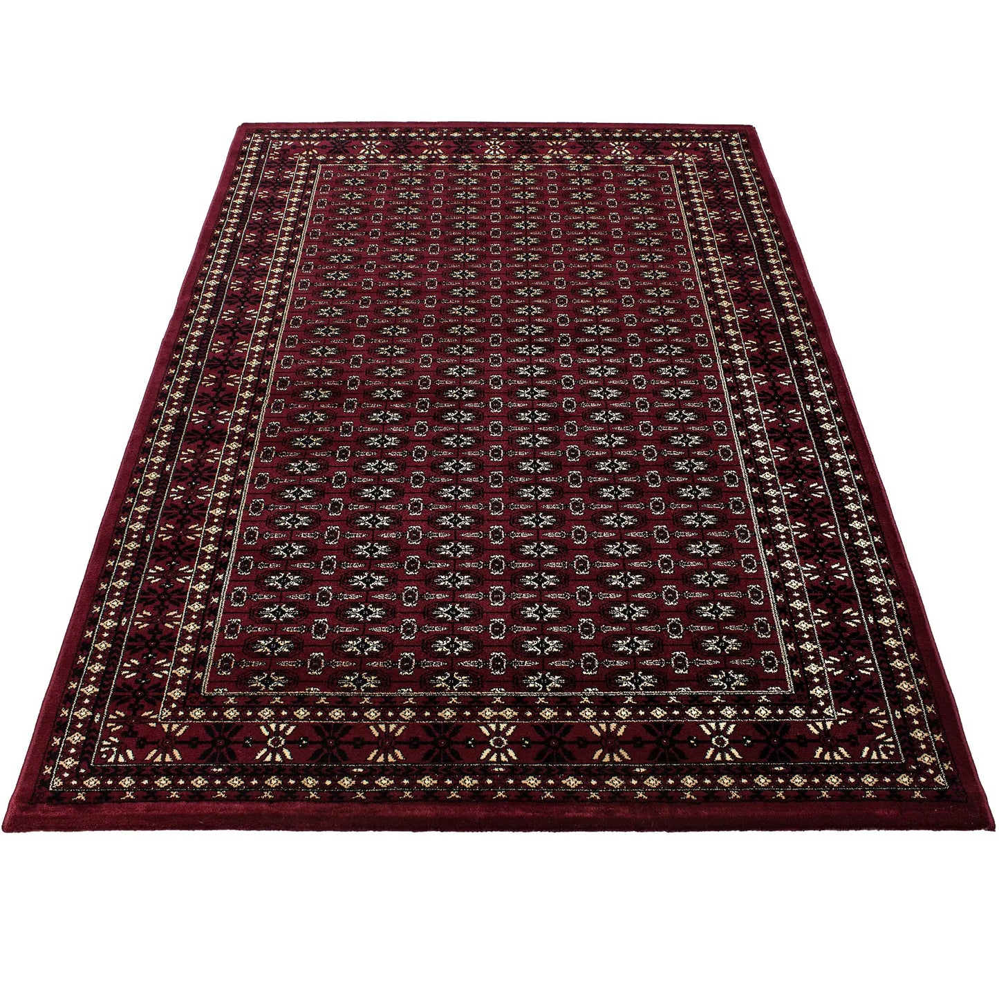 Rabat – Klassiek Vloerkleed – Rood – Laagpolig & Oosters Design