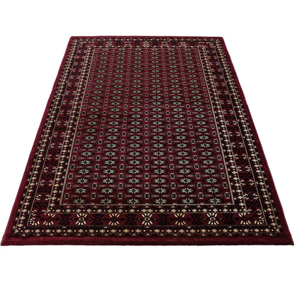 Rabat – Klassiek Vloerkleed – Rood – Laagpolig & Oosters Design