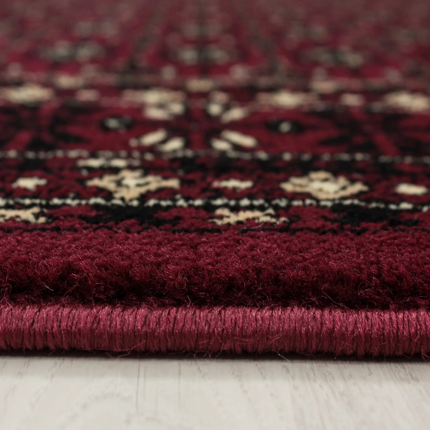 Rabat – Klassiek Vloerkleed – Rood – Laagpolig & Oosters Design