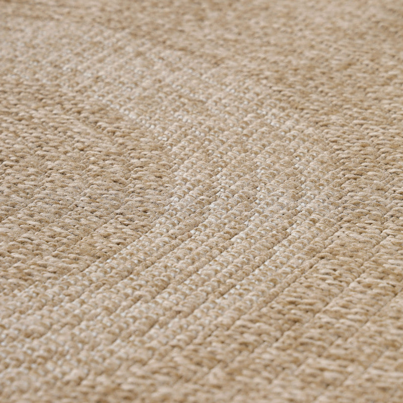 Vloerkleed Comilla – Taupe/Beige – Laagpolig & Modern – Voor Binnen & Buiten