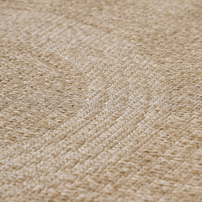 Vloerkleed Comilla – Taupe/Beige – Laagpolig & Modern – Voor Binnen & Buiten