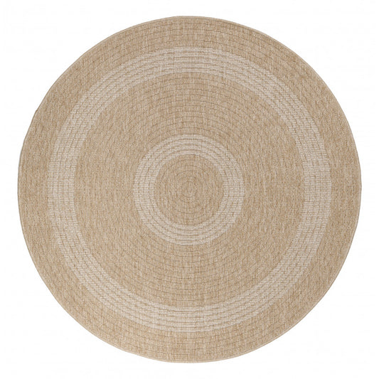 Vloerkleed Comilla – Taupe/Beige – Laagpolig & Modern – Voor Binnen & Buiten
