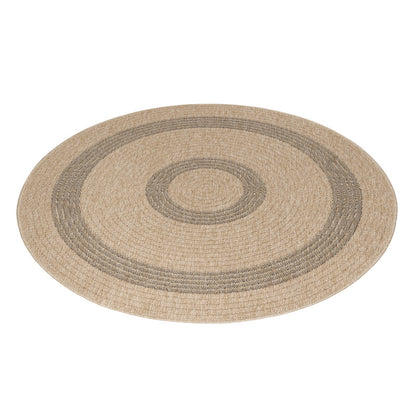 Vloerkleed Comilla – Zwart/Beige – Laagpolig & Modern – Voor Binnen & Buiten