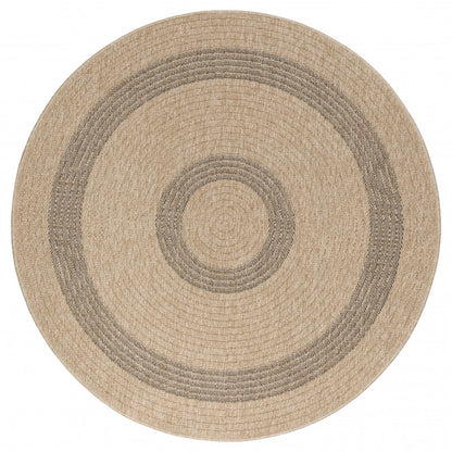 Vloerkleed Comilla – Zwart/Beige – Laagpolig & Modern – Voor Binnen & Buiten