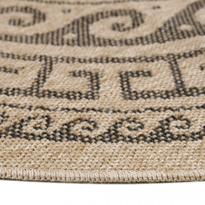 Vloerkleed Comilla – Zwart – Laagpolig & Modern – Voor Binnen & Buiten
