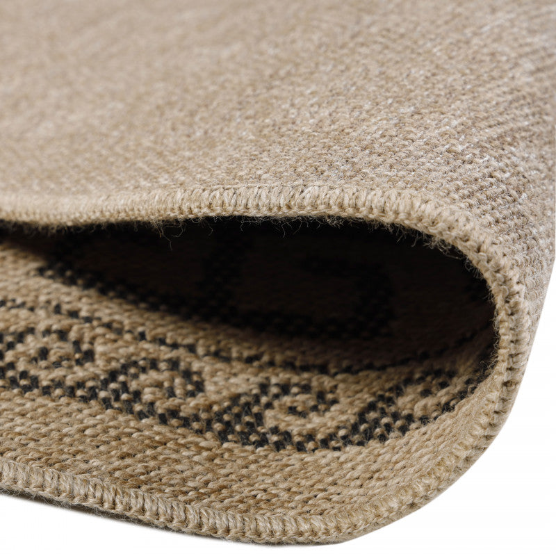 Vloerkleed Comilla – Zwart – Laagpolig & Modern – Voor Binnen & Buiten