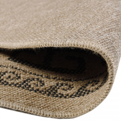 Vloerkleed Comilla – Zwart – Laagpolig & Modern – Voor Binnen & Buiten