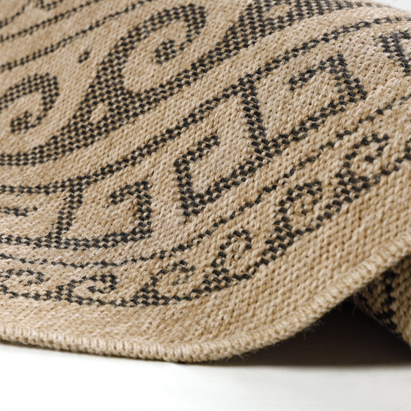Vloerkleed Comilla – Zwart – Laagpolig & Modern – Voor Binnen & Buiten