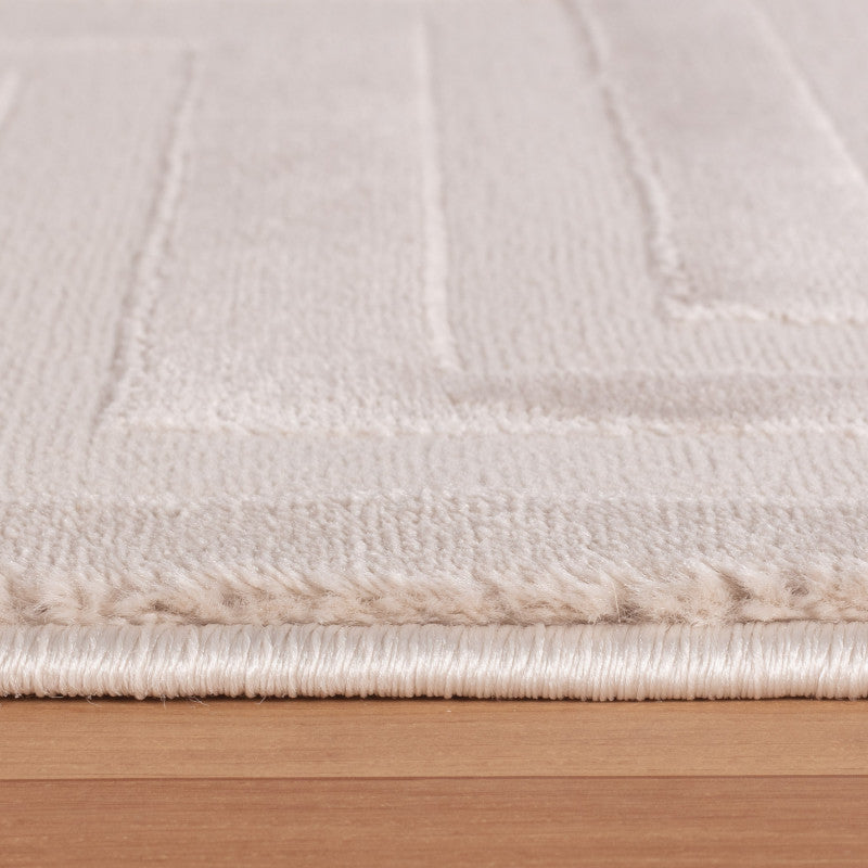 Sahara Vloerkleed – Beige – Laagpolig met Modern Lijnenspel