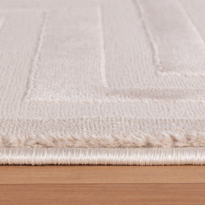 Sahara Vloerkleed – Beige – Laagpolig met Modern Lijnenspel