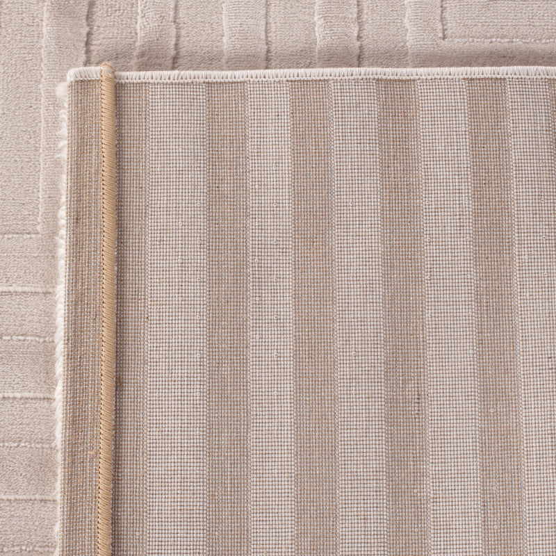 Sahara Vloerkleed – Beige – Laagpolig met Modern Lijnenspel