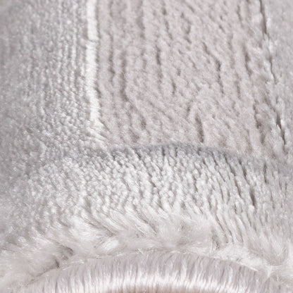 Sahara Vloerkleed – Zilver – Grafisch Geweven Design – Voor Binnen