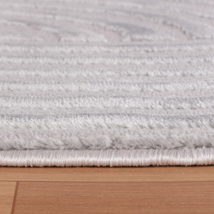 Sahara Vloerkleed – Zilver – Subtiel Cirkelpatroon – Modern & Praktisch