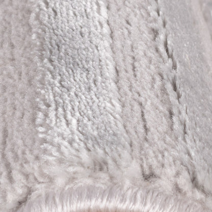 Sahara Vloerkleed – Zilver – Subtiel Cirkelpatroon – Modern & Praktisch